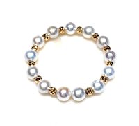 Ringe Coscia Perle Dame Le Lune in Gelbgold Perla LLRN2153.1